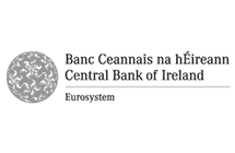 Central Bank of Ireland logo mobile white
