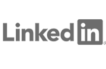 linkedIn logo grey